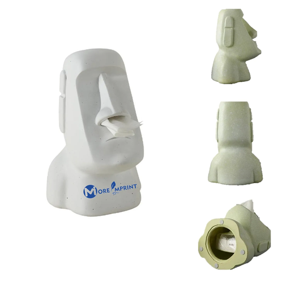 Stone Head Tissue Box