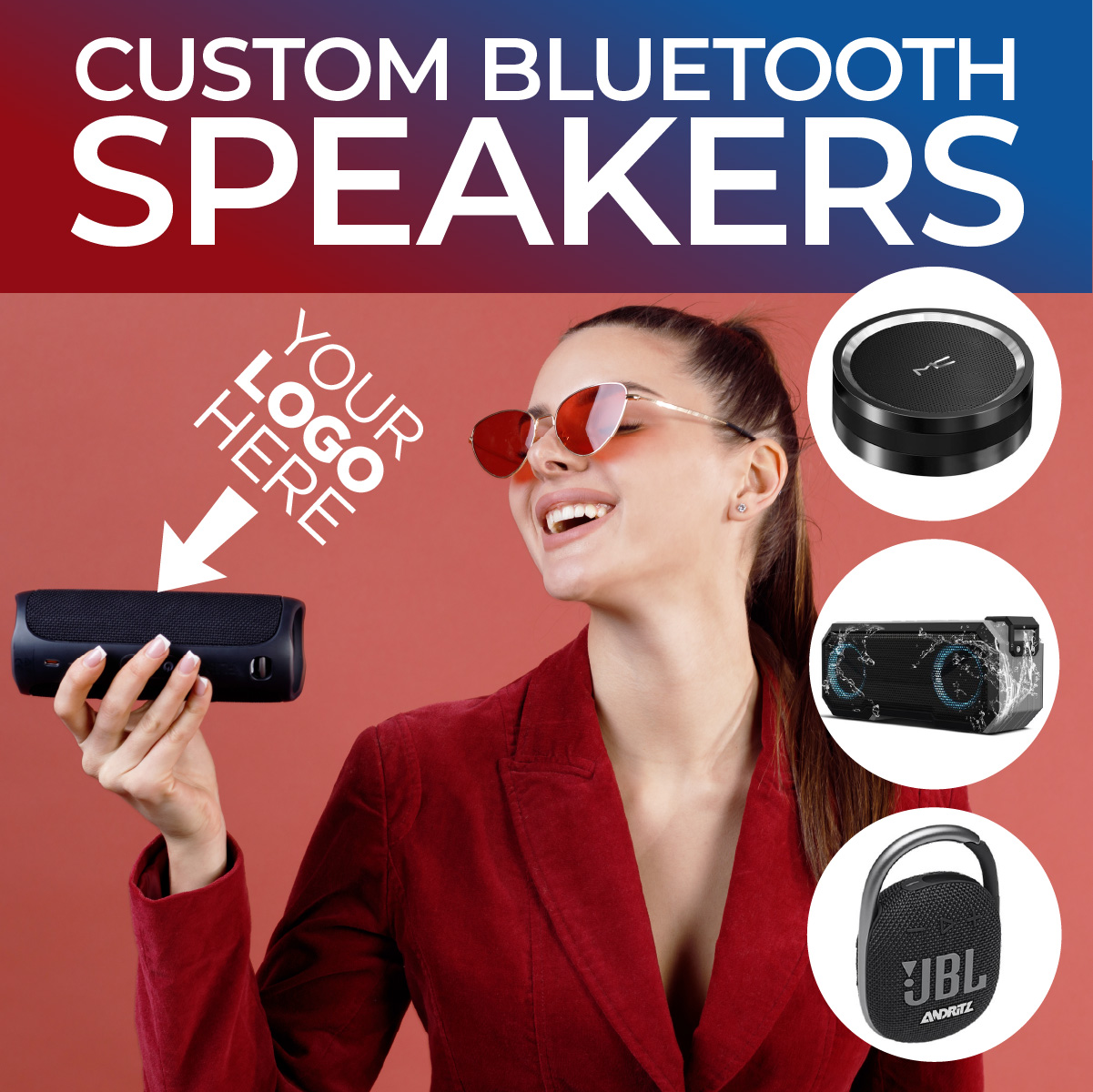 JBL Clip 4 Ultra-Portable Waterproof Speaker Custom