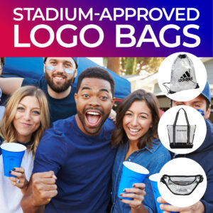 Stadium-approved Logo Bags
