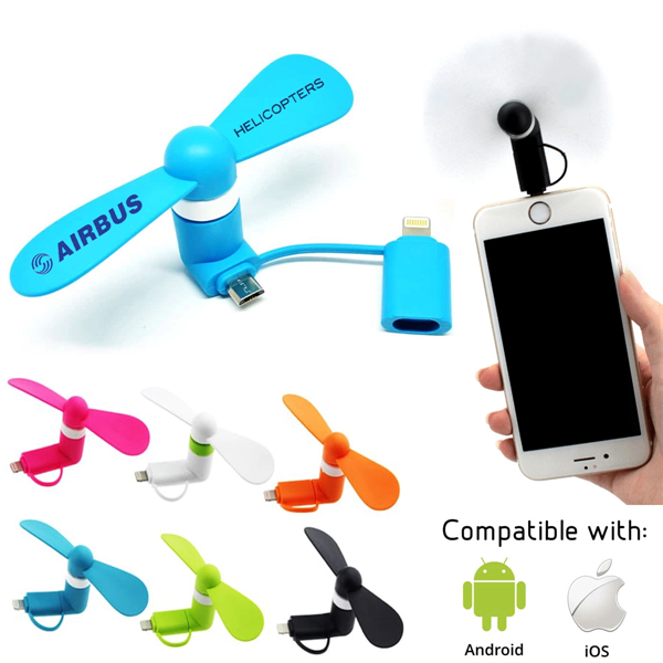 portable USB cellphone fan