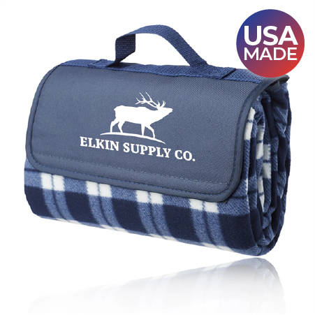 fold-up picnic blanket made in the USA