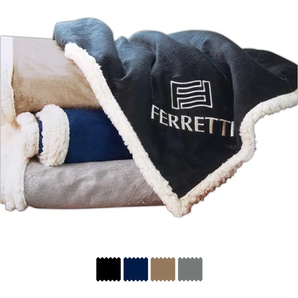 Standard size Fairfield throw blanket