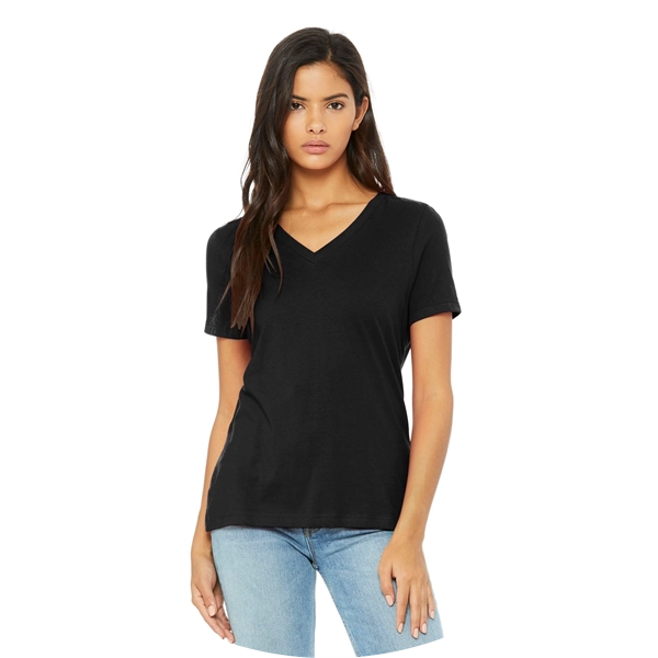 Relaxed V-Neck shirt with imprint