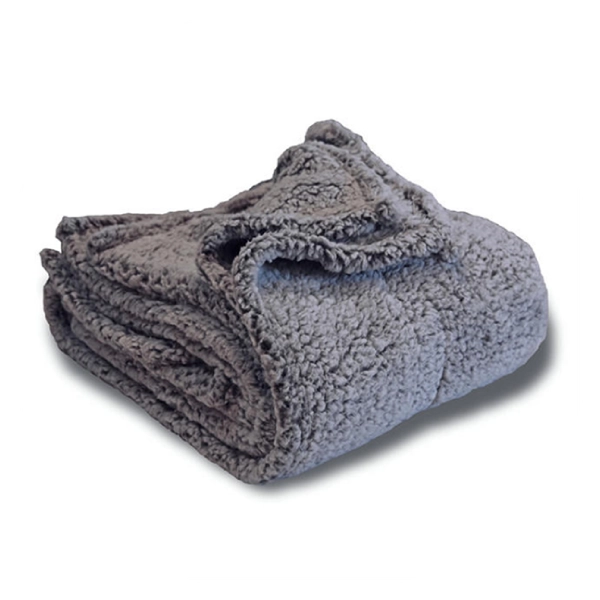 Custom Embroidered Sherpa Blanket