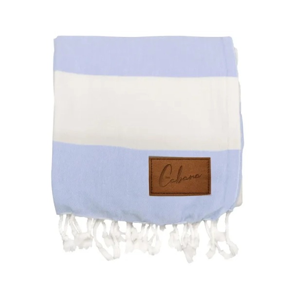 Customized Turkish Towel in 4 colors.