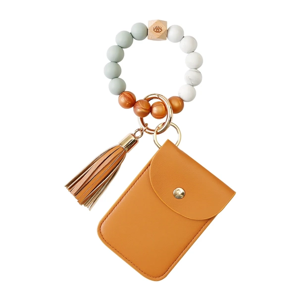 Wristlet Keychain Bracelet with logo