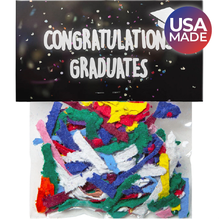 Flower paper confetti packet made in the USA