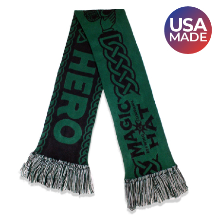 custom soccer/football scarf made in the USA