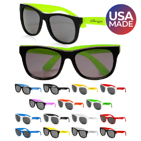 two tone sungalsses made in the USA