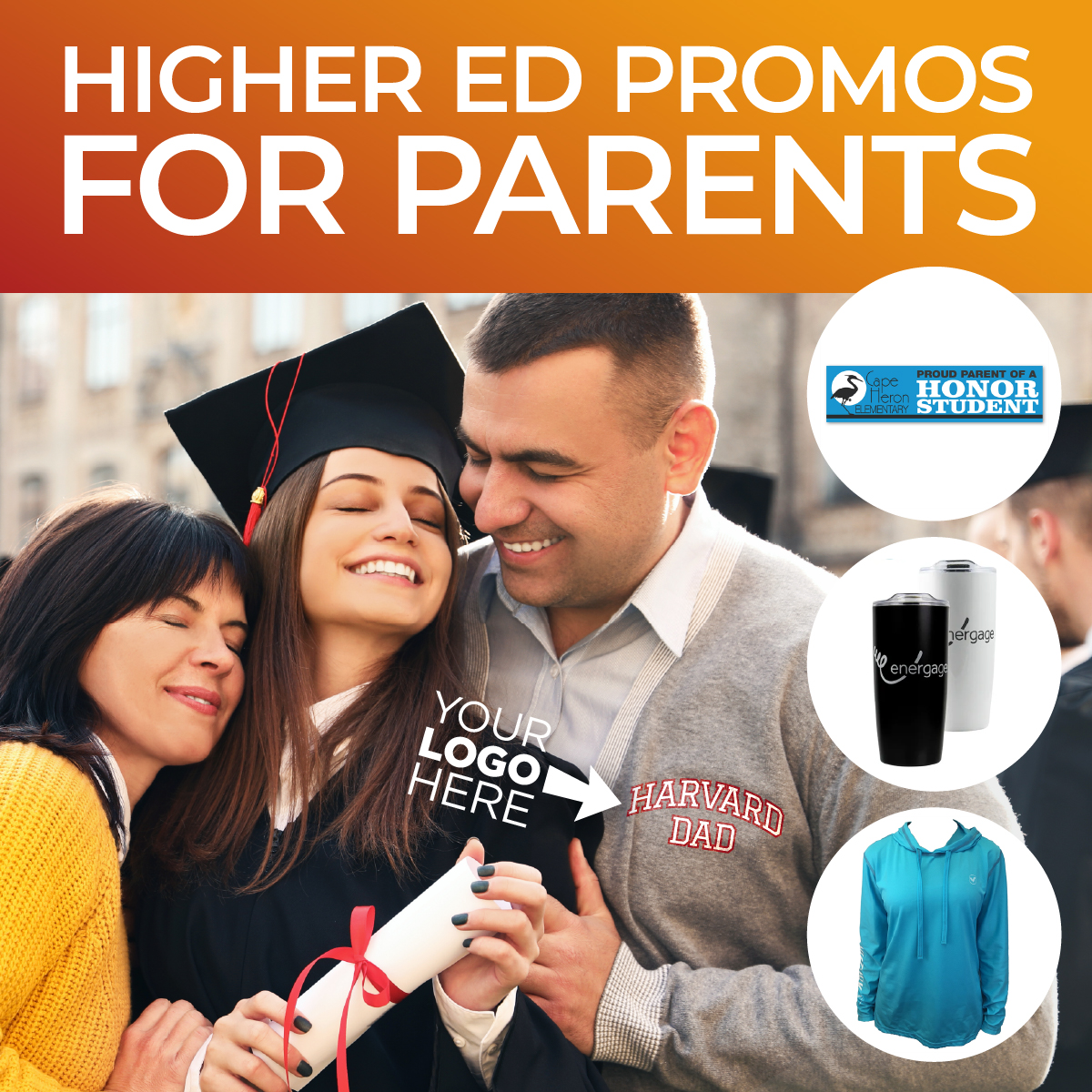 Higher ed promos for parents