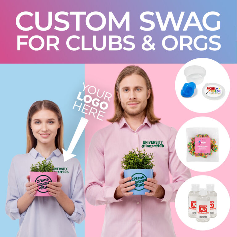 Custom Swag for clubs and orgs