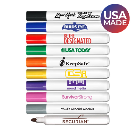 Made in the USA dry erase markers