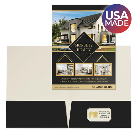Made in the USA full color folders