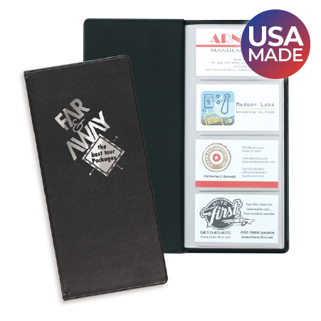 business card book Made in the USA
