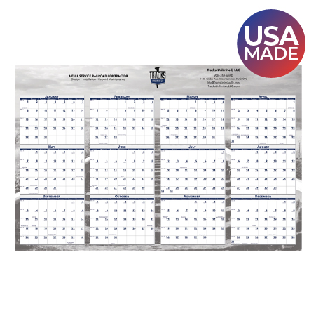 wall calendar Made in the USA
