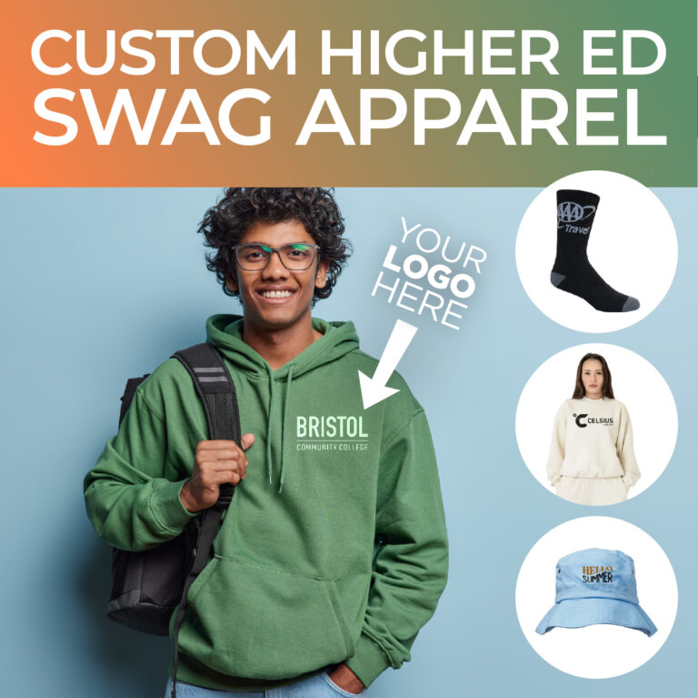 Custom Higher Ed Swag Apparel