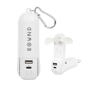 Power bank combo fan flashlight