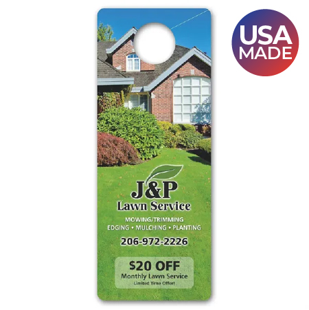 Door hanger made in the USA