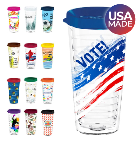 Custom 22 oz. tumbler made in the USA