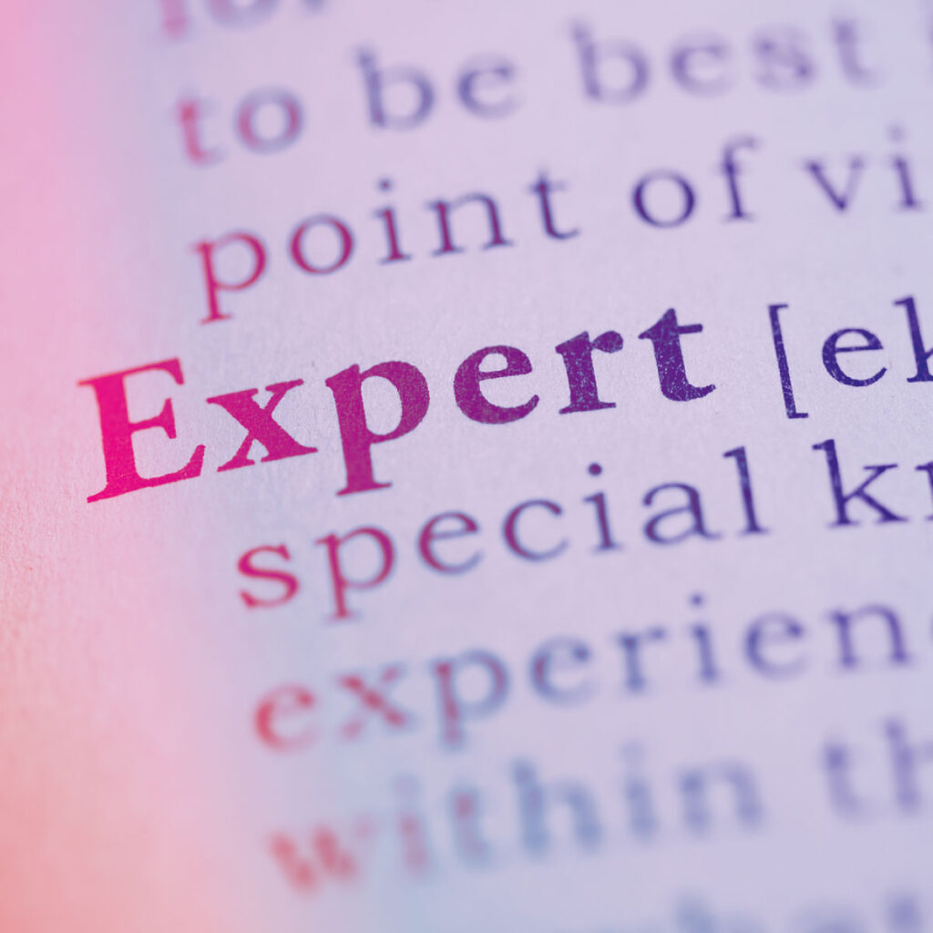 Definition of an expert
