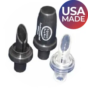 Wine stopper pourer made in the USA