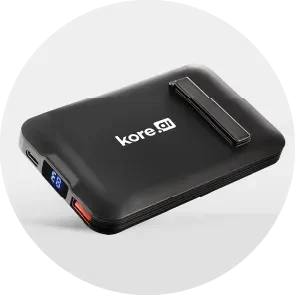 black power bank magsafe stand